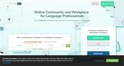 Desktop Screenshot of ceb.proz.com